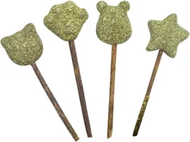 4pcs Chew Toys Kitten Treats Pet Toys Cat Treat Cat Nipp Cat Treat Toys Wooden Green Cat Catnip Ball Cat Sweet Lollipop Cat Toy Cat Grass Molar Toy Ball Kitten Teething Toys Cat