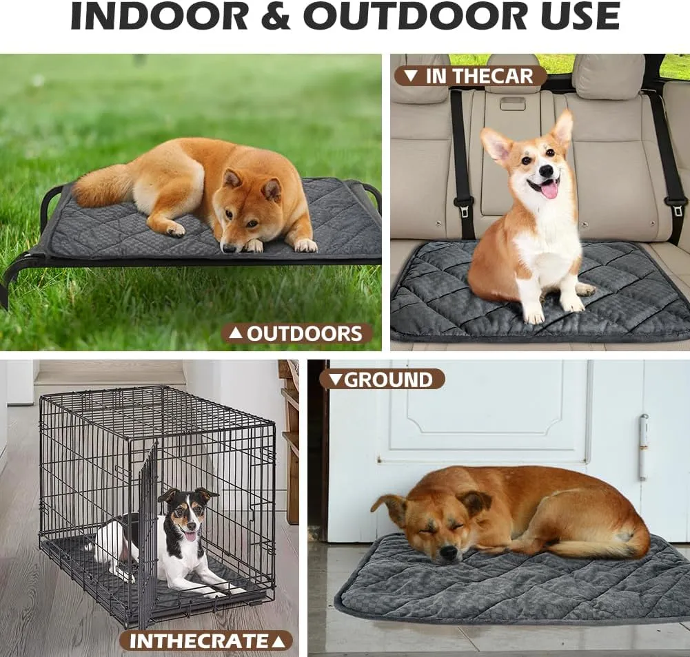 ARGOPET Self Warming Cat Bed (20"x16") Self Heating Cat Mat Warm Thermal Pet Pad with Anti-Slip Bottom Machine Washable Dog Crate Pad for Outdoor and Indoor Pets.