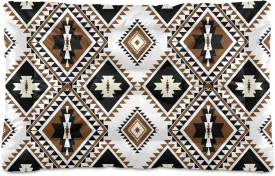 Aztec Navajo Pet Bed Mat for Dog Cat Crate Pad Non-Slip Bottom Design Washable Cushion Padding Pet Sleeping Bed, 24"x18"