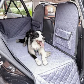 Back Seat Extender for Dogs Hard Bottom Hold 400lbs, 4 in1 Dog Car Seat Cover for Back Seat, Dog Car Hammock Waterproof Backseat Car Bed, Anti Dirt & Hair Pets for Car SUV, Truck