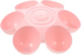 BESPORTBLE Indoor Puppy Feeding Bowl Multi-pet Feeder for Cats and Dogs Unique Flower Design Easy to Plastic Dish for Multiple Pets for Home Use