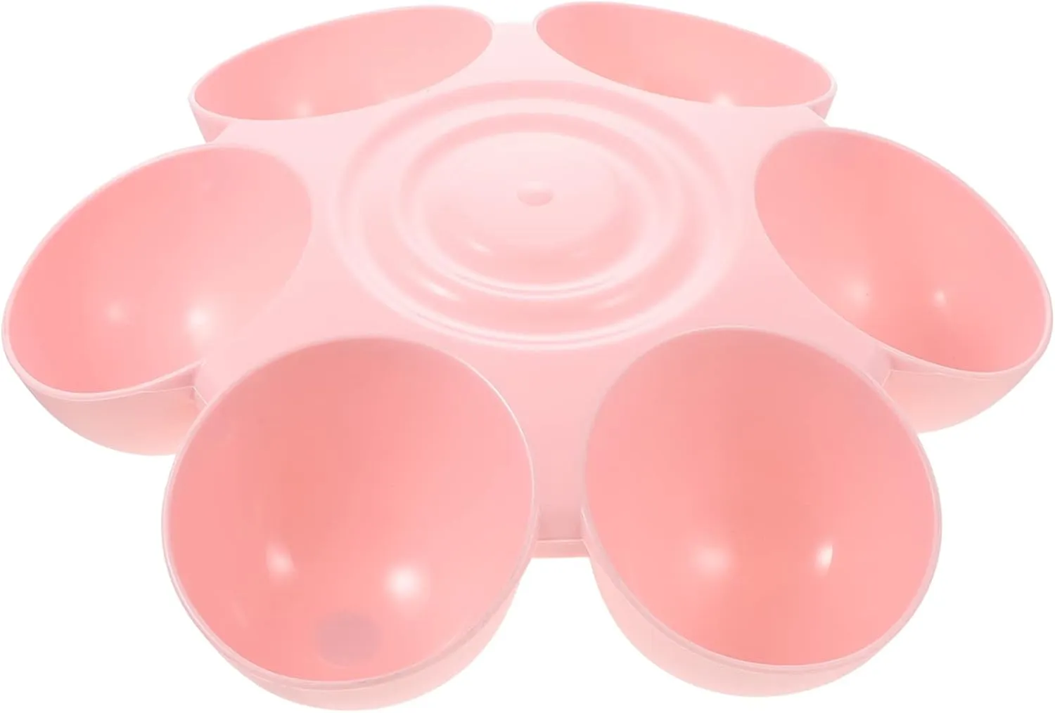 BESPORTBLE Indoor Puppy Feeding Bowl Multi-pet Feeder for Cats and Dogs Unique Flower Design Easy to Plastic Dish for Multiple Pets for Home Use