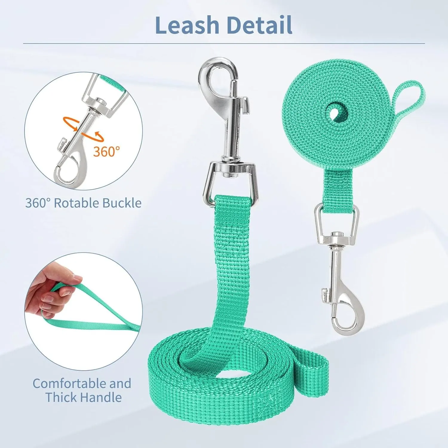 BINGPET Adjustable Dog Vest Harness and Leash Set,No Pull & No Choke Reflective Dog Harness with Padded,Lightweight All Weather Step-in Mesh Breathable Vest Harness for Small and Medium Dogs(Green,M)
