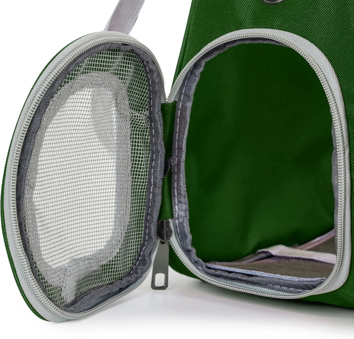 Cat Bubble Backpack Carrier for Small Medium Dogs Cats Carrying Bag, Airline Approved Pet Travel Carrying Bag Dog Hiking Walking Outdoor Backpack (Dark Green)