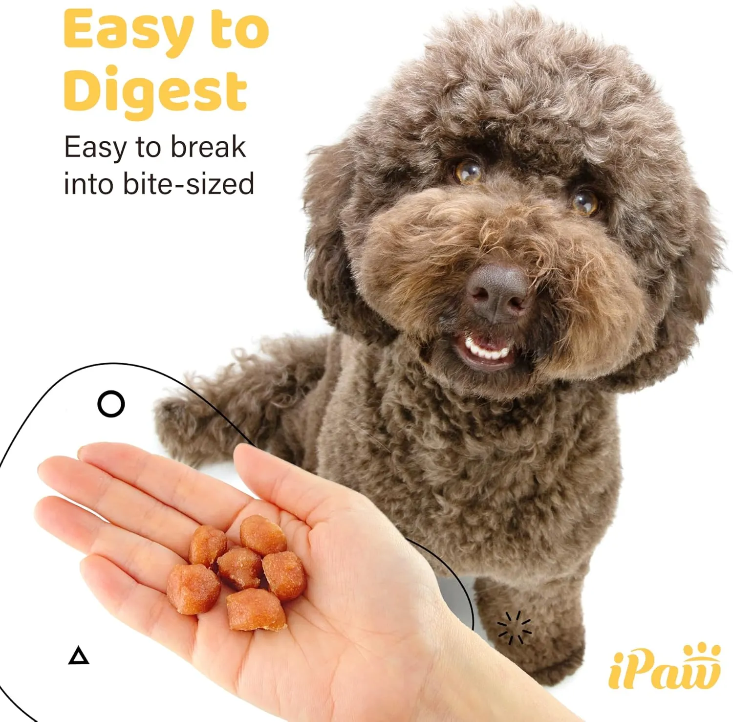 Chicken Tots Dog Treats for Puppy Training, All Natural Human Grade Dog Treat, Hypoallergenic, Easy to Digest (Chicken Tots)