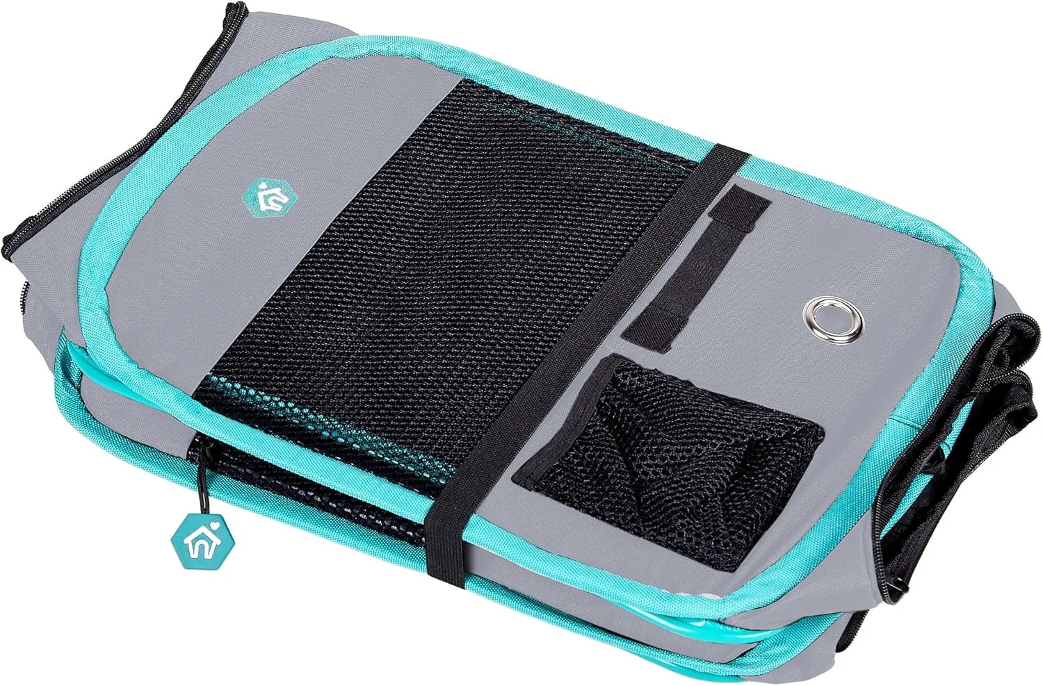 Deluxe Premium Pet Dog Playpen Portable Soft Dog Exercise Pen Kennel with Carry Bag for Dogs, Cats, Kittens, and All Pets (Small, Grey)
