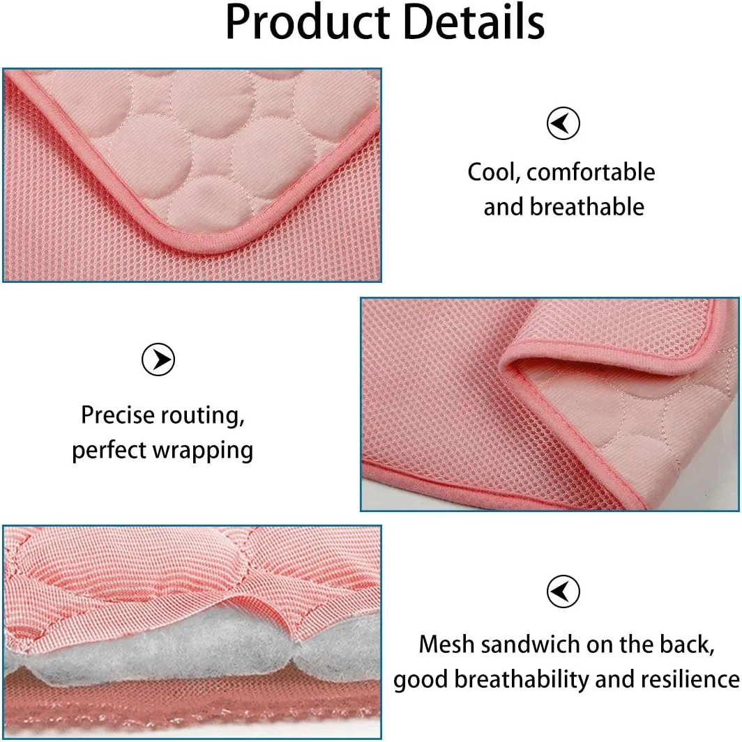 Dog Cooling Mat, Pet Cooling Pads for Dogs, Summer Cooling Bed for Cats, Portable Pet Cooling Cushion for Home or Outdoor