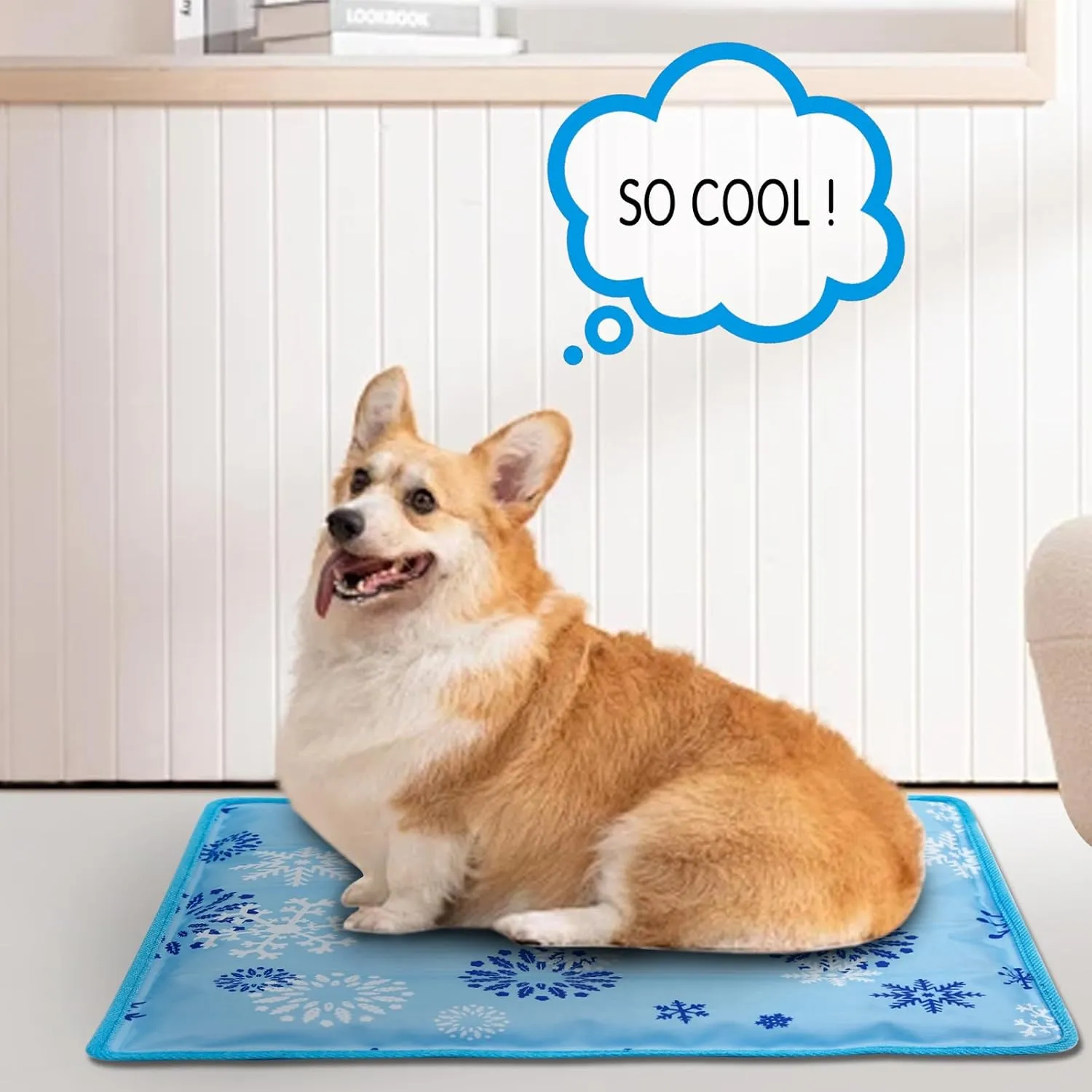 Dog Cooling Mat Water Injection Pet Cooling Pads Dogs & Cats Pet Cooling Blanket for Outdoor Car Seats Beds