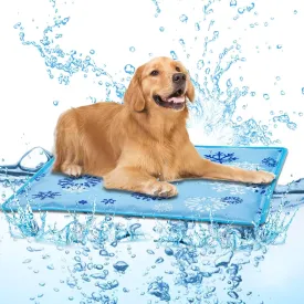 Dog Cooling Mat Water Injection Pet Cooling Pads Dogs & Cats Pet Cooling Blanket for Outdoor Car Seats Beds