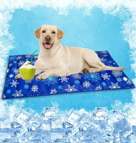 Dog Cooling Mat,Large 35.5"X18.9"-Gel Cooling Mat for Dogs and Cats,Internal Waterproof,Cooling Fiber Material,Cool Dog Bed for Summer,Easy to Clean,Suitable for Indoor and Outdoor
