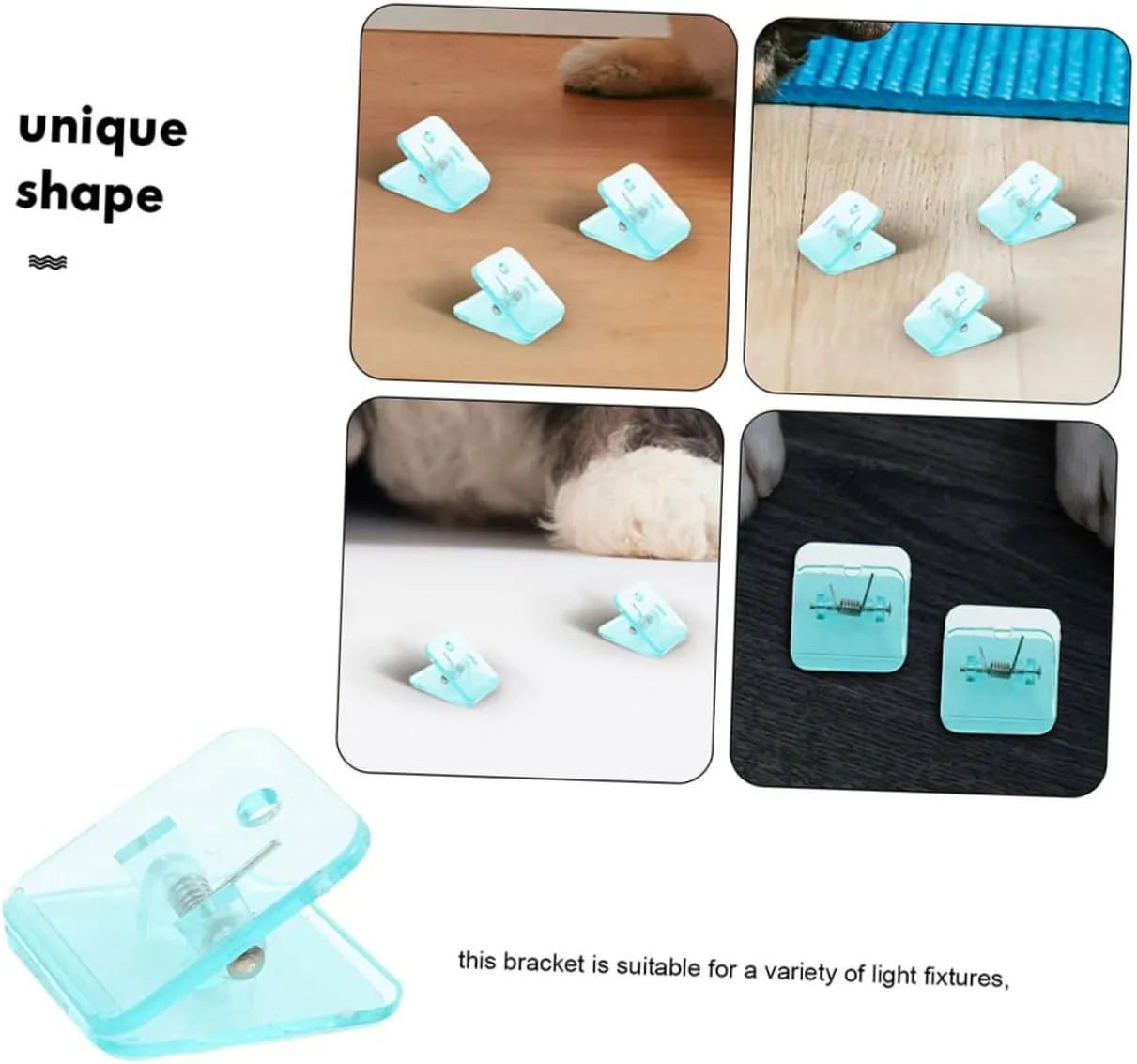 Dog Training Pad Holder 8 -Mounted Reusable Dog Pads Clip Dog Pee Pads for Indoors -Slip Discreet