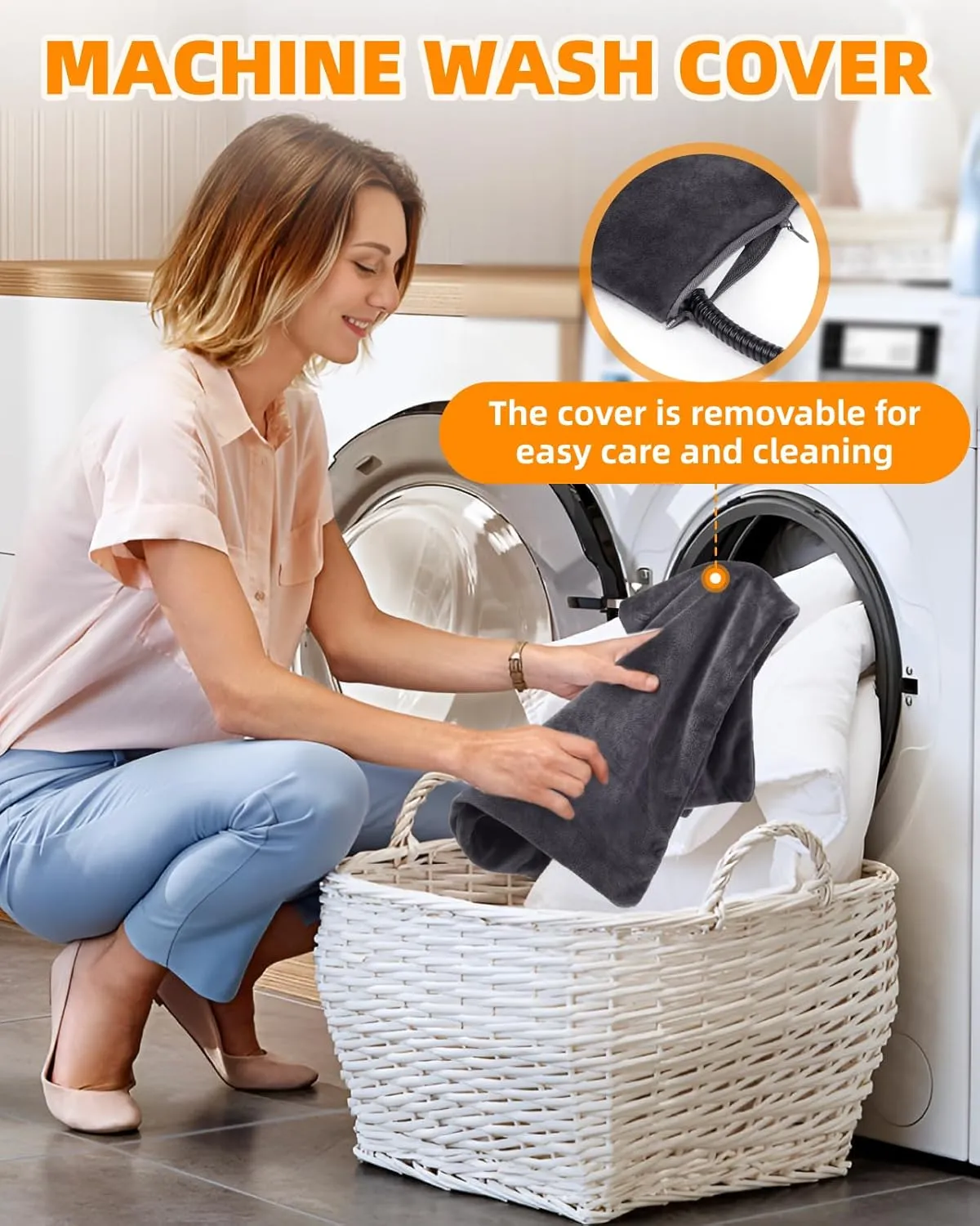 Heated Dog Cat Bed Indoor - Pet Heating Pad Machine Washable Cover, Temperature Adjustable, 12H or Always on Heating Time Heated Blanket, LCD Display (18 x 18in, 1 Pack)