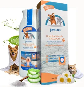 Hypoallergenic Dog & Cat Shampoo and Conditioner  All-Natural Itchy Skin Relief for Allergies | Puppy Safe | Soothing with Tea Tree Oil, Aloe Vera, and Oatmeal for Sensitive Skin