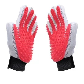 Marchul Pet Grooming Glove - Hair Remover Brush for Cats, Dogs, Horses with Long and Short Hair, 1 Pair