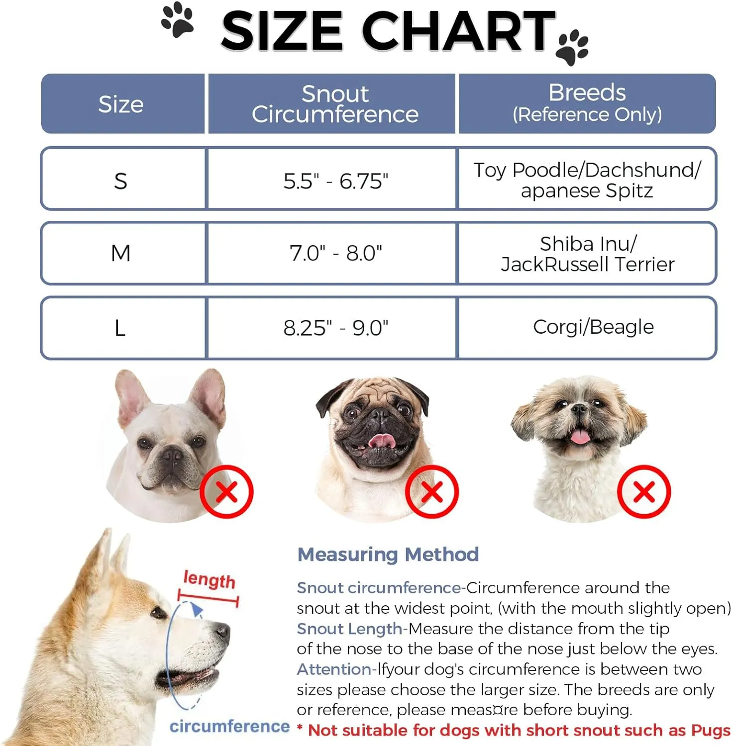 NACOCO Anti Bite Dog Muzzle - Dog Soft Mouth Rhino with Adjustable Strap Covers Breathable Silicone Cage Pet for Biting Chewing Small Medium (Grey Rhino, M)