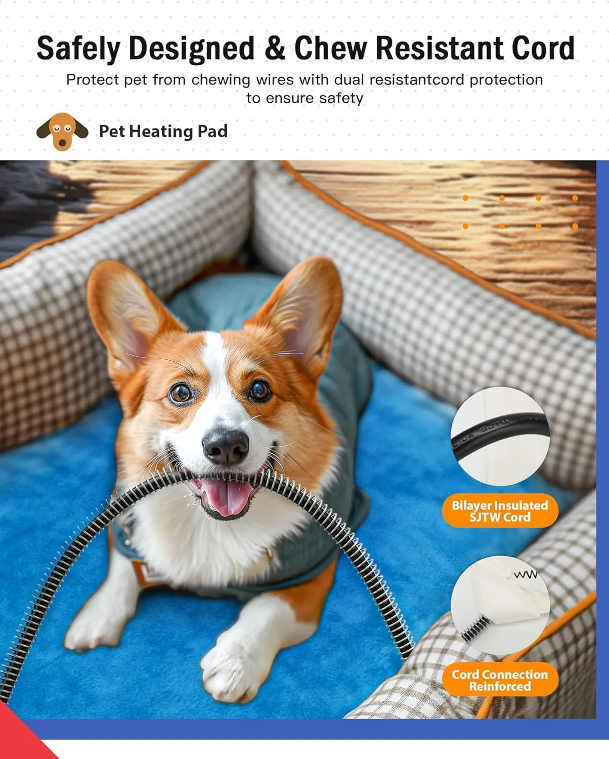 Outdoor Pet Heating Pad for Cats, Pet Heating Pad for Cats Outside, Waterproof Cat Warming Pad, Heated Cat Dog Bed Electric Heating Blanket, Feral Cat Heating Pad Heated Mat for Dog Cat House, 12"x20"