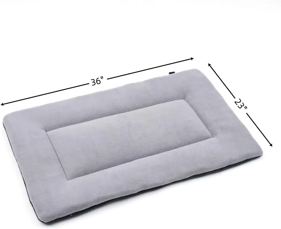 Pet Bed Crate Pad 36" Kennel Pad Machine Washable Entire Dog Crate Beds Double Sided Pet Mat
