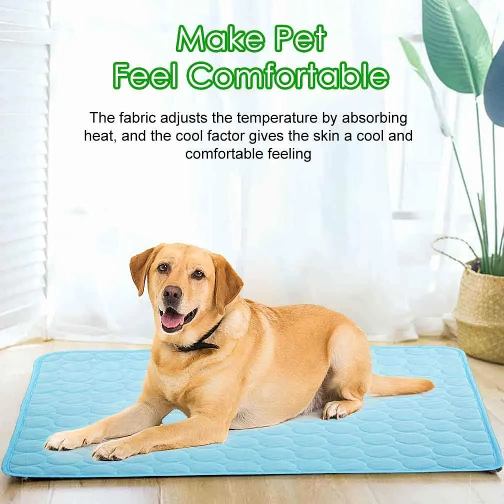 Pet Cooling Mat for Dogs Cats, Summer Dog Cooling Pad for Pet Dog Cooling Blanket for Beds, Sofa, Floors