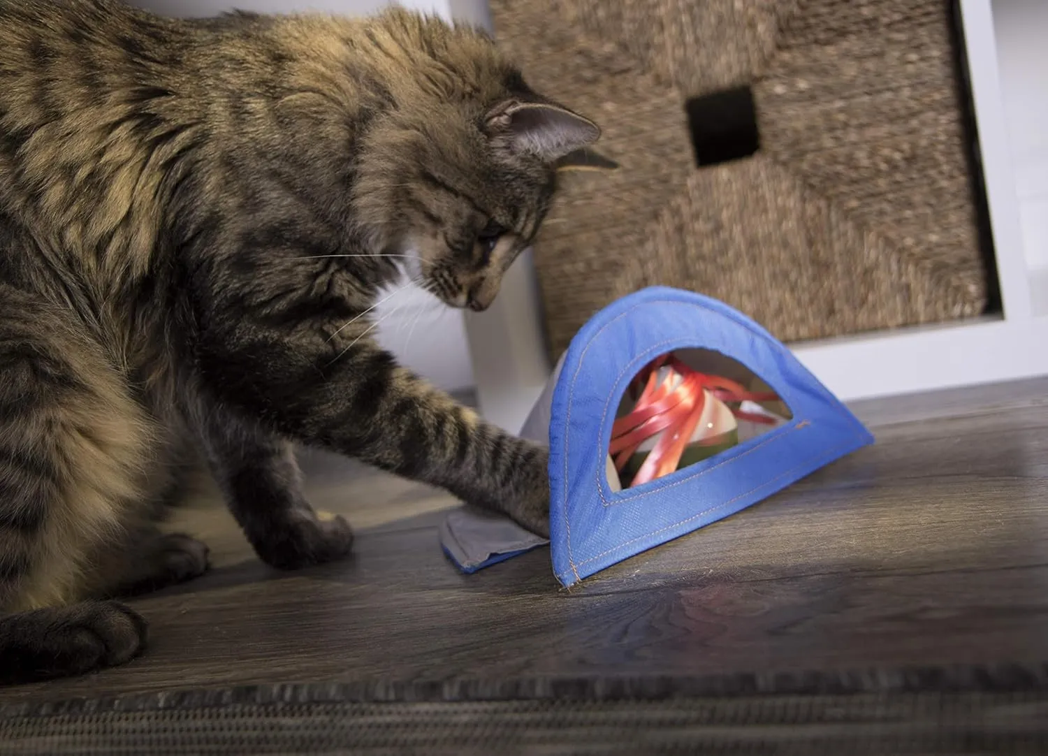 Petlinks Rowdy Rustler Electronic Motion Hide-N-Peek Ball Toy for Cats & Kittens, Spinning, Battery Powered, Fun & Engaging Play, Encourages Exercise - Multi Color, One Size
