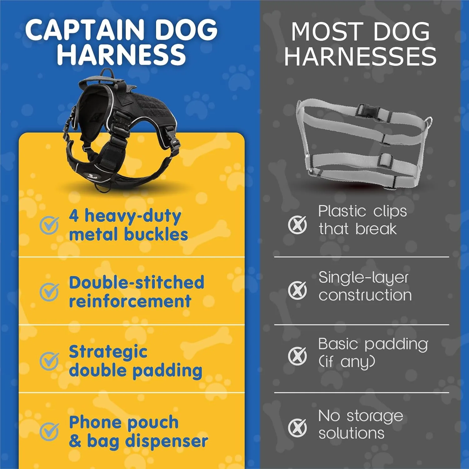 Pink No Pull Harness , 4  CAPTAIN DOG - ,,