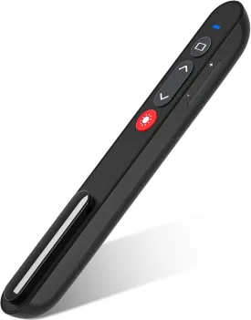 Presentation Clicker Remote Pointer Cat Toy, Wireless Presenter Remote Presenter Clicker USB Control for PowerPoint Presentations, PPT Clicker Remote with Red Light Pointer for Cats Dogs