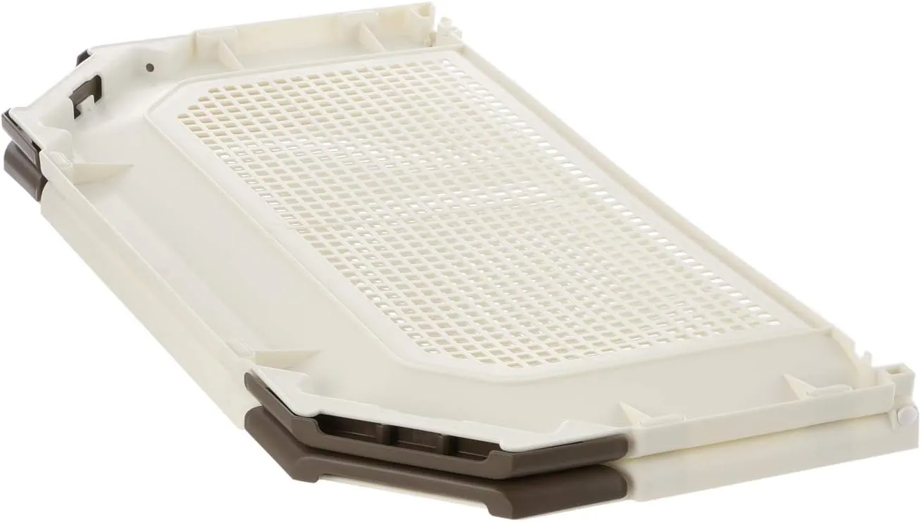 Richell USA PAW TRAX Potty Pad Holder, Puppy Training Pad Tray, for a pad 21 x 21 inches, Anti-Tearing/Anti-Ripping - Durable Plastic for Potty Training Puppies and Senior Dogs