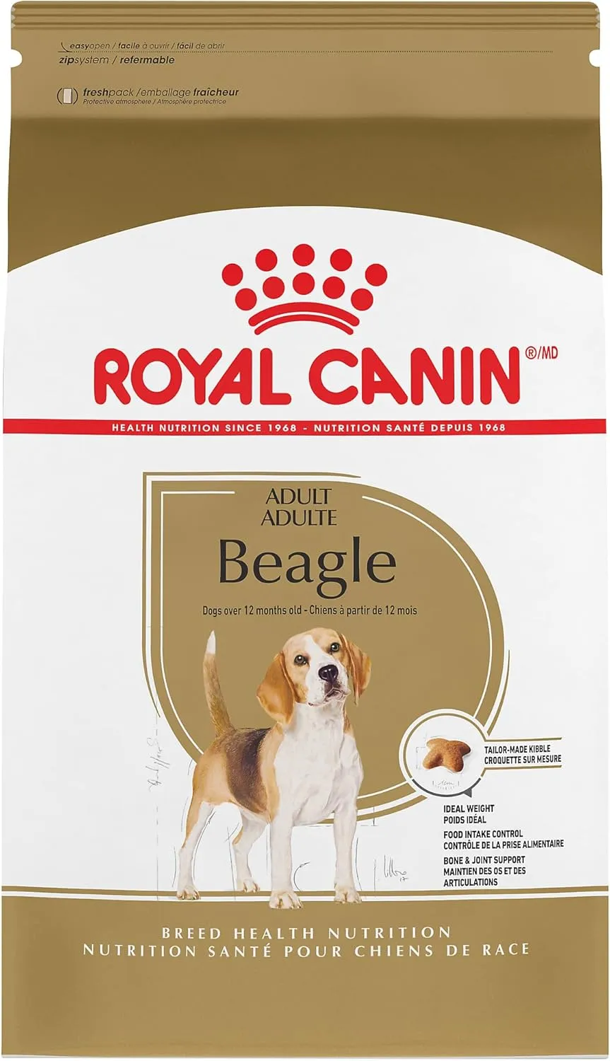 Royal Canin Beagle Adult Dry Dog Food, 6 lb bag