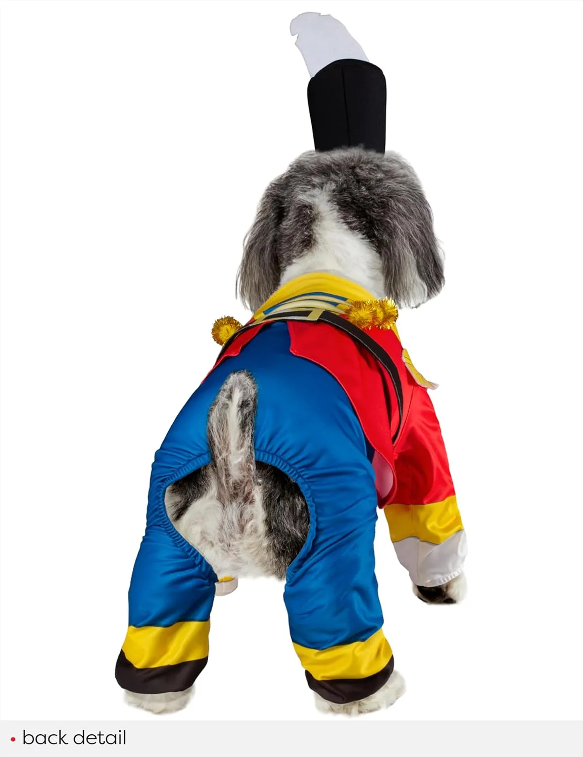 Rubies Nutcracker Fun and Cute Pet Costume Jumpsuit, Hat, and Backpack for Themed Parties and Halloween, Large