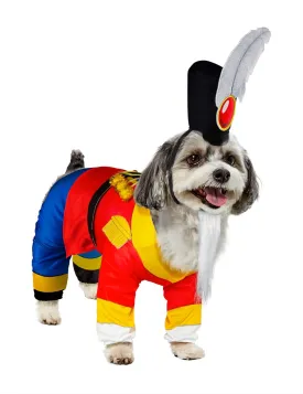 Rubies Nutcracker Fun and Cute Pet Costume Jumpsuit, Hat, and Backpack for Themed Parties and Halloween, Large