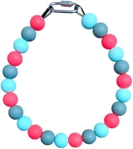 Silicone Bead Collar - Waterproof - 100% Non-Toxic - Scent Free & Odor Resistant All Breeds - Good Vibes (15)