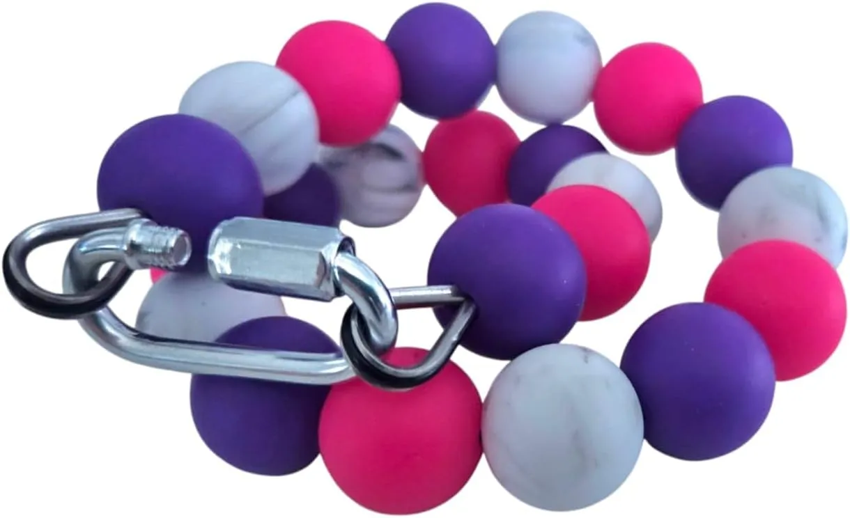 Silicone Bead Collar - Waterproof - 100% Non-Toxic - Scent Free & Odor Resistant All Breeds - Orchid (26)