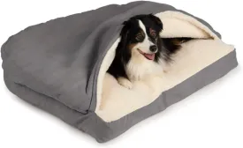Snoozer Cozy Cave Rectangle Dog Bed - Dog Bed with Cover Cave, Covered Calming Burrow for Medium & Large Size Pets, Washable - Large