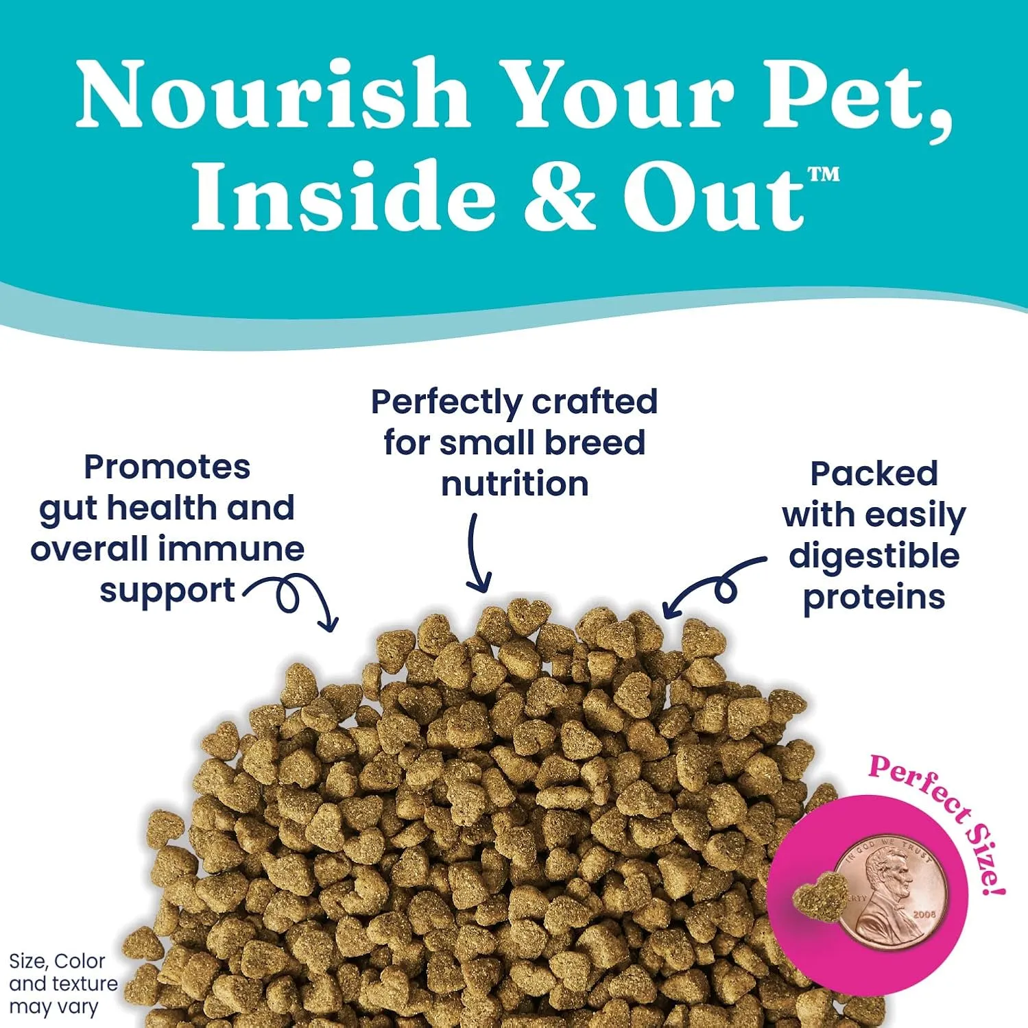 Solid Gold Dry Dog Food Small Breeds - Made with Real Beef - Grain & Gluten Free Small Breed Dog Food - 4 LB Bag