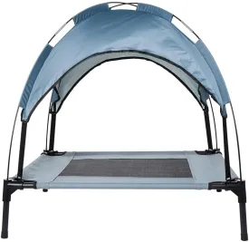 The Lakeside Collection Elevated Pet Bed with Canopy