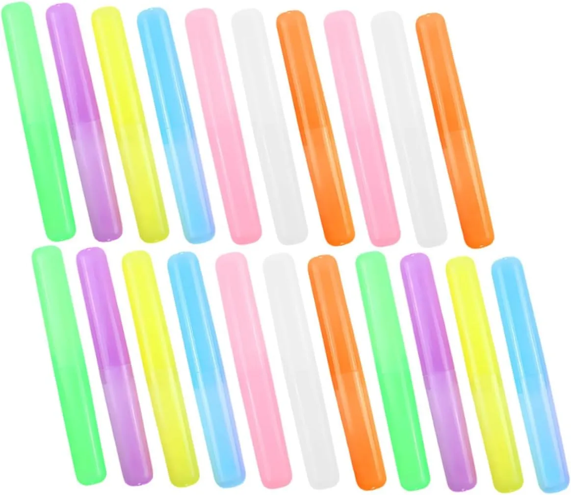 Toothbrush and Toothpaste Travel Case 21pcs Toothbrush Storage Box Pp Material