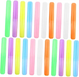 Toothbrush Travel Case 21pcs Brush Holders Travel Toothbrush Kit Brush Case for Camping Organizer