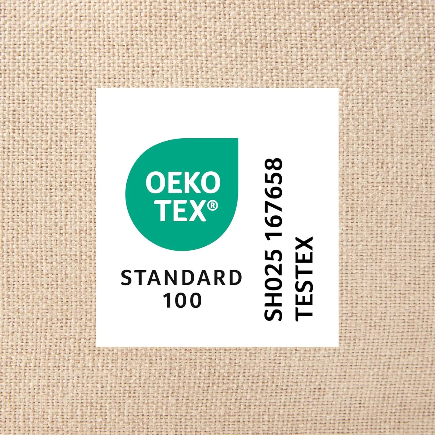 TOWN & COUNTRY EVERYDAY CuddleTown Faux Linen Comfy Cozy Cuddler Pet Bed, Supportive & Calming, Non-Slip Bottom, Machine Washable Cover, Beige, Small 22"x20"x7"