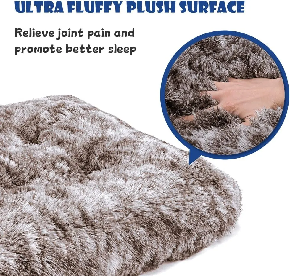 ULIGOTA Dog Crate Pad for Large Dogs, 36 inch, Deluxe Plush Anti-Slip Pet Bed, Fully Kennel Pad