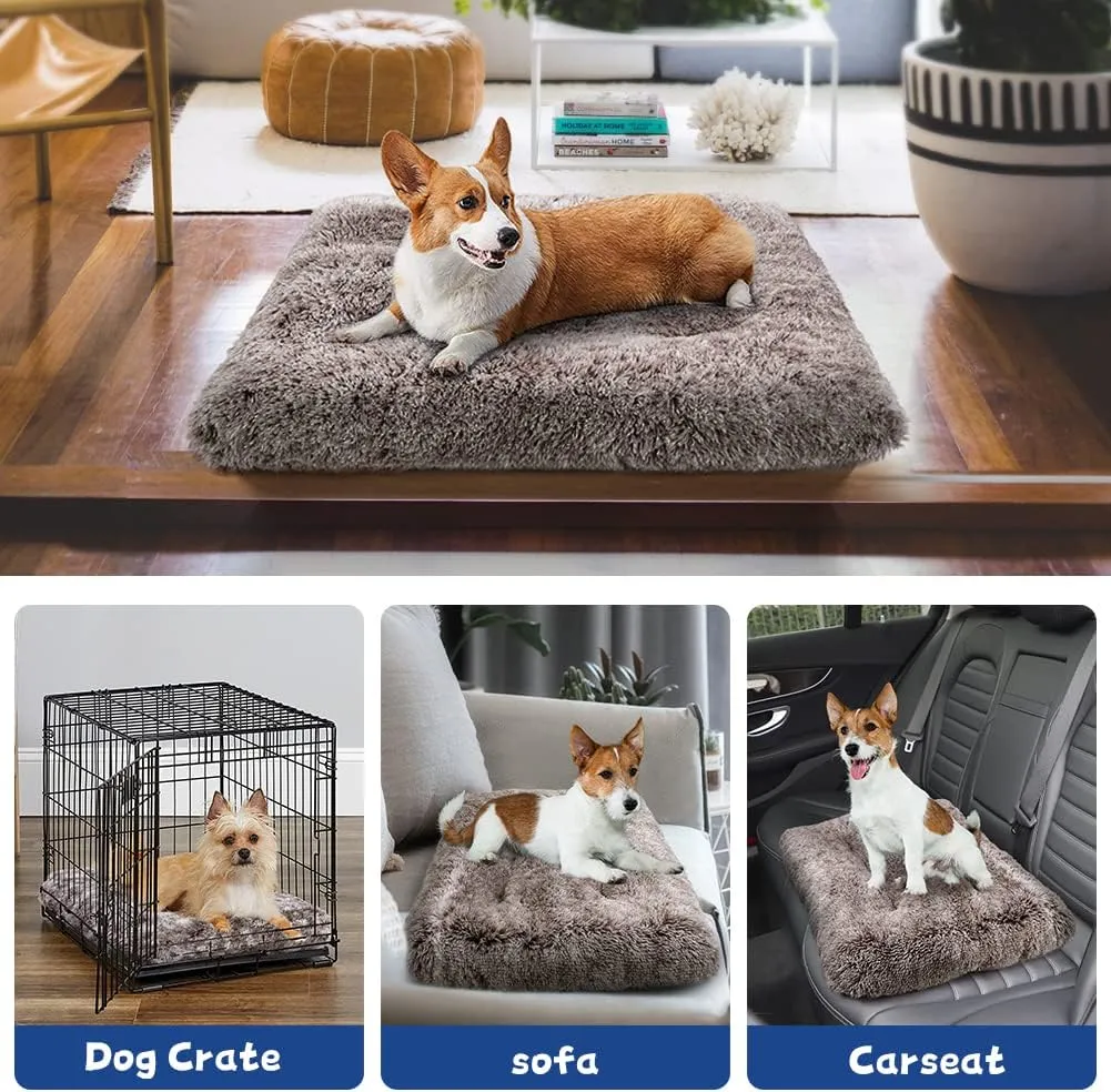 ULIGOTA Dog Crate Pad for Large Dogs, 36 inch, Deluxe Plush Anti-Slip Pet Bed, Fully Kennel Pad