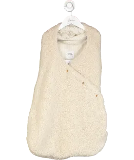 ZARA Cream Fleece Sleeping Bag 0-3 Months